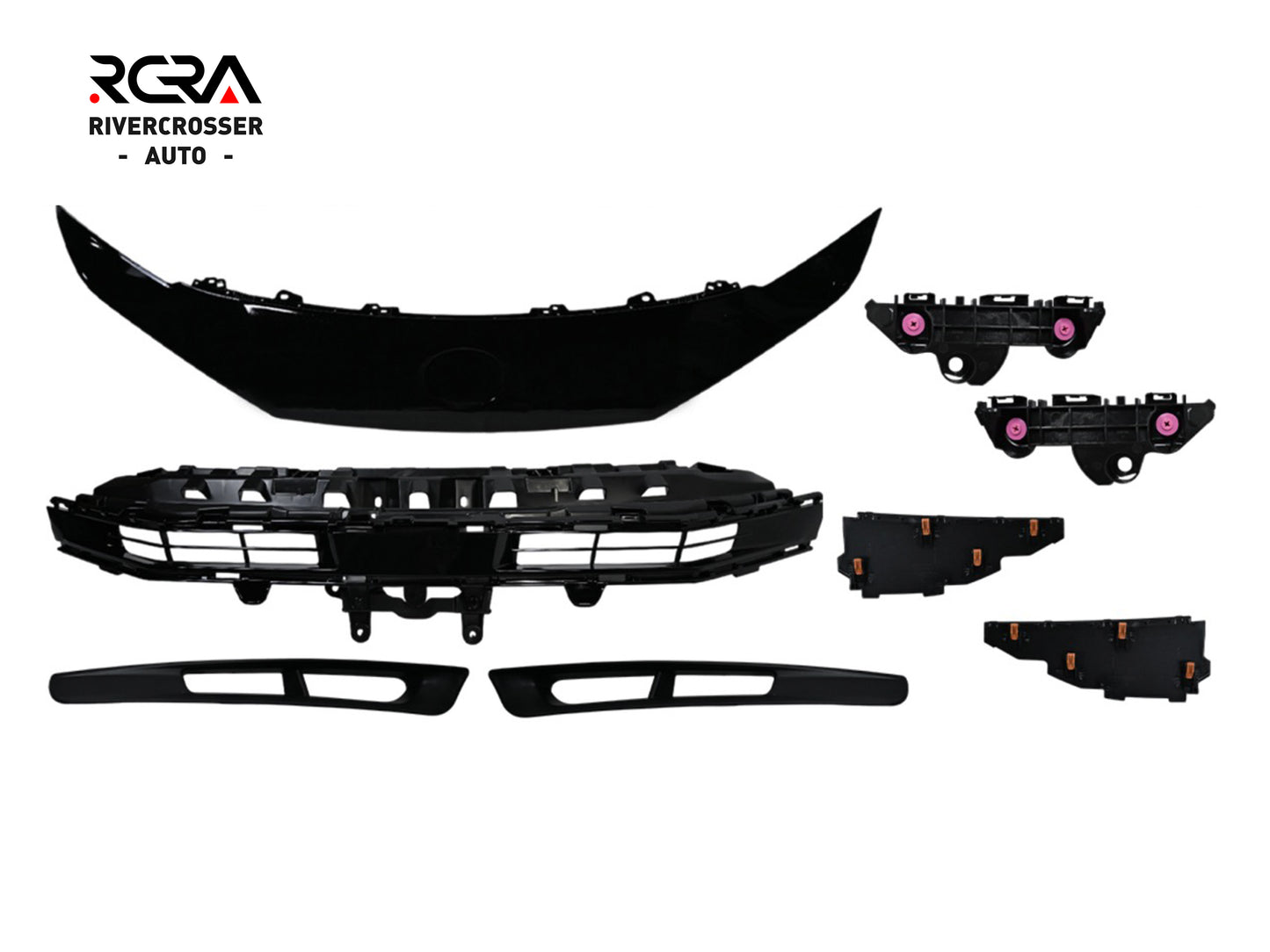2024-2025 Toyota Camry LE/XLE Grille Set (Aftermarket)