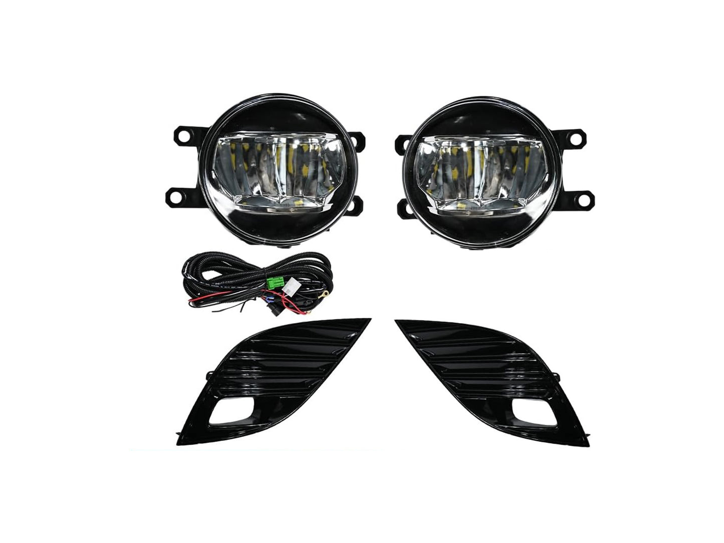 2018-2020 Toyota Camry L/LE/SE/XLE/XSE Fog Lights With Halogen Bulbs (Aftermarket)