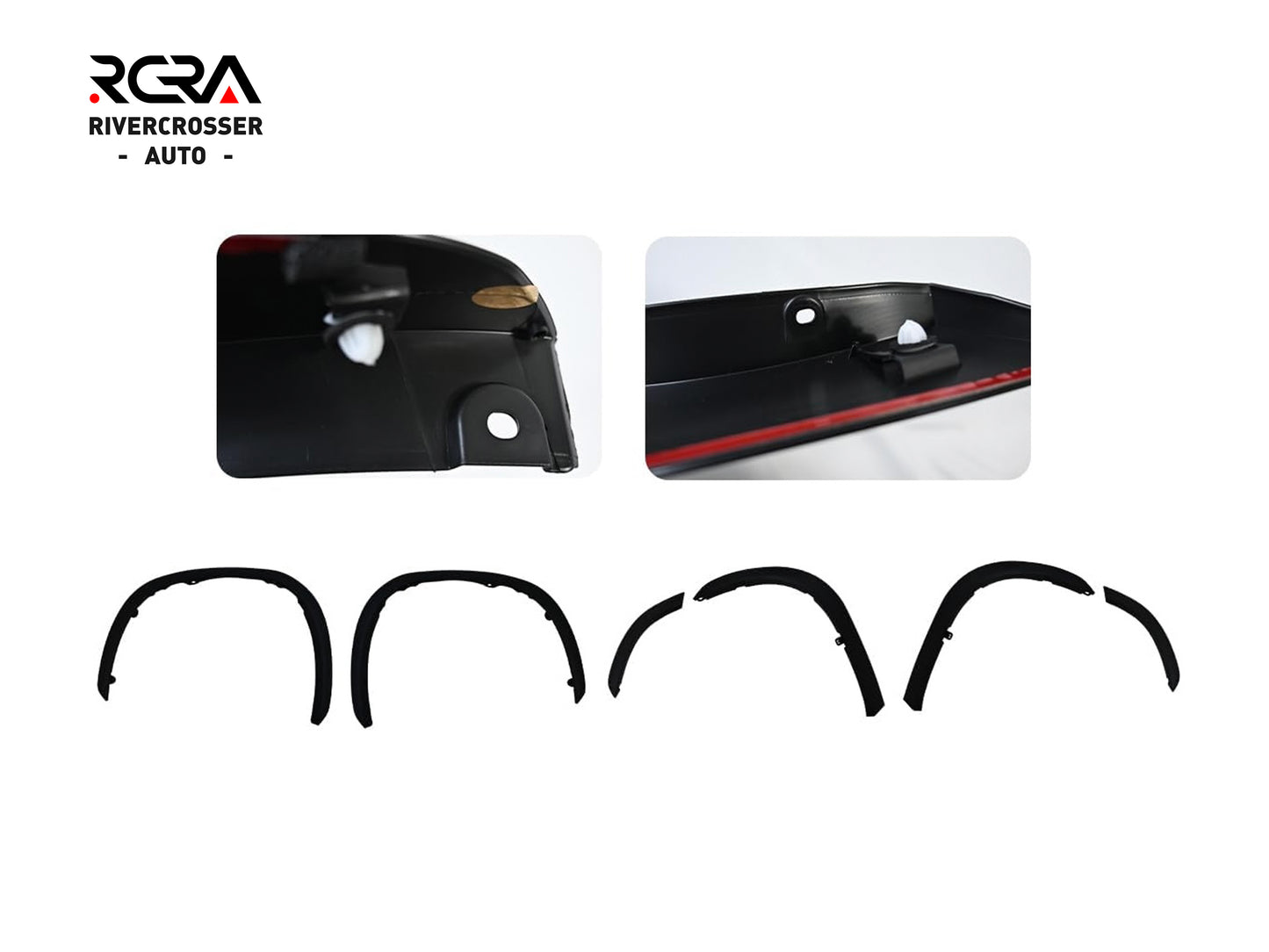 2020-2024 Toyota Highlander LE/SE/XLE/XSE Wheel Eyebrow Arch Trim (Aftermarket)