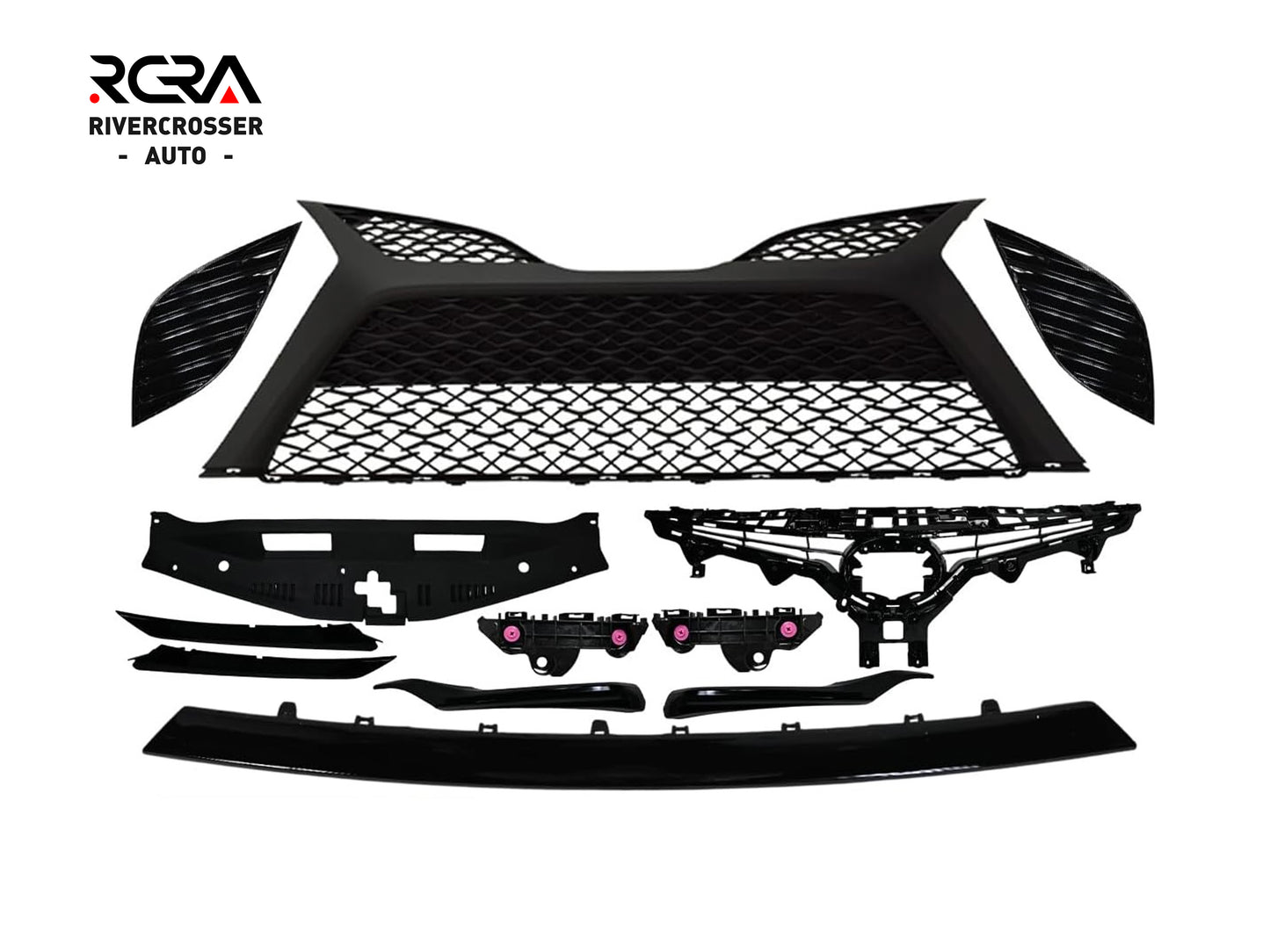 2018-2020 Toyota Camry SE/XSE Grille Set (Aftermarket)
