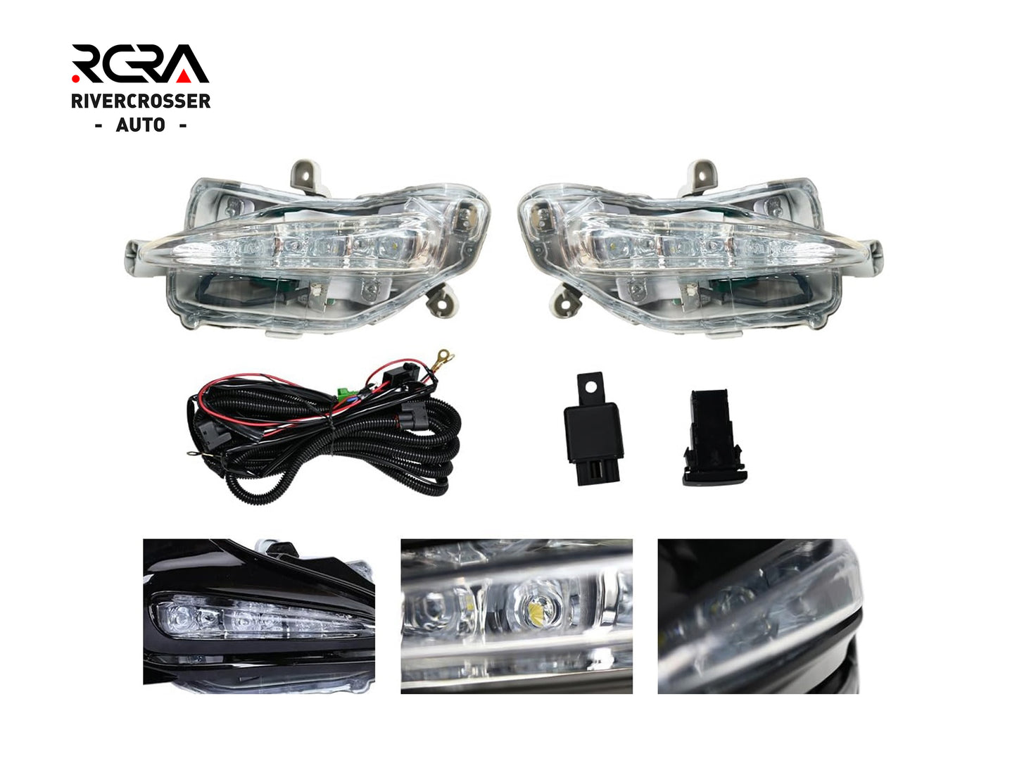 2017-2018 Toyota Corolla L/LE/XLE Grille Set (Aftermarket)