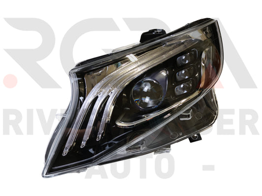 2016-2023 Mercedes-Benz Metris Maybach Style Headlights (Aftermarket; For Upgrade)