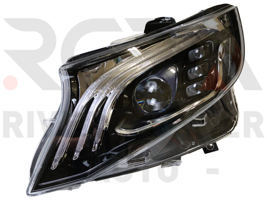 2016-2023 Mercedes-Benz Metris Maybach Style Headlights (Aftermarket; For Upgrade)