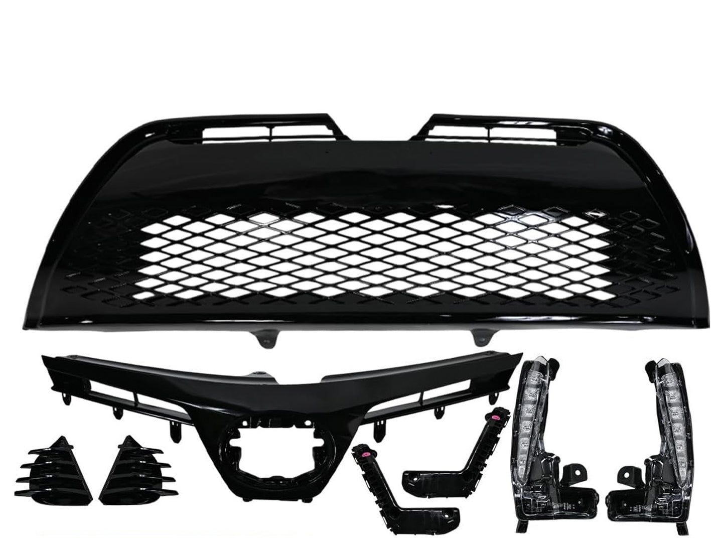 2017-2018 Toyota Corolla SE/XSE Grille Set (Aftermarket)