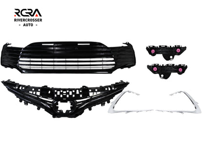 2021-2023 Toyota Camry LE/XLE Grille Set (Aftermarket)