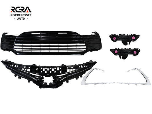 2021-2023 Toyota Camry LE/XLE Grille Set (Aftermarket)