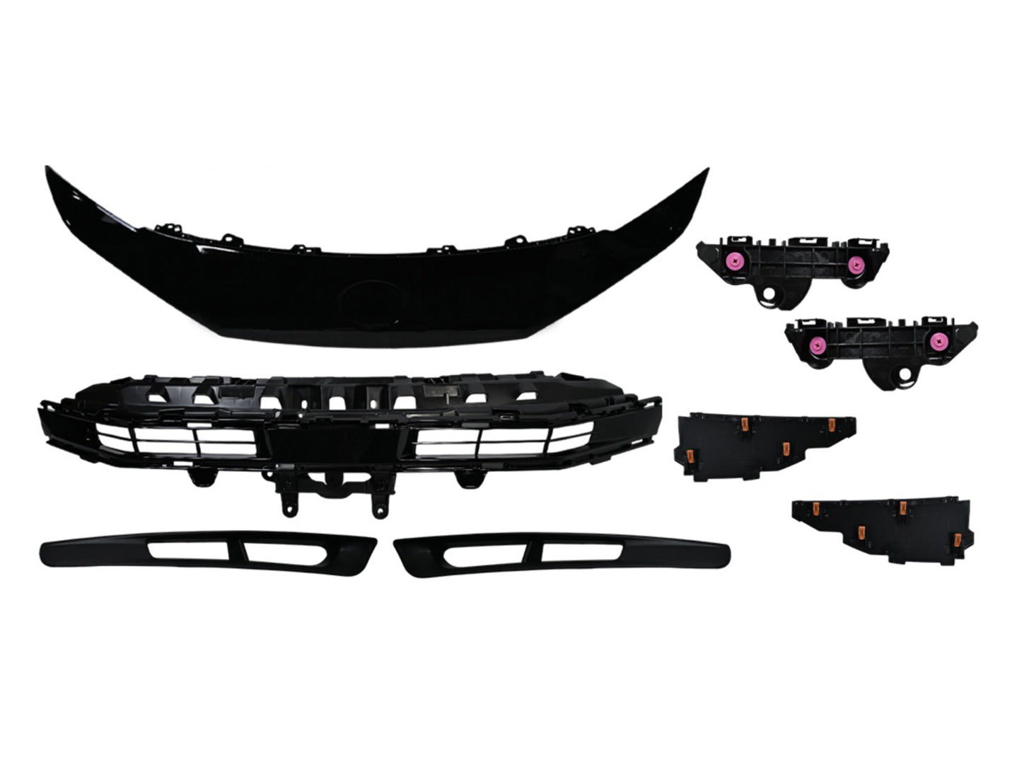 2024-2025 Toyota Camry LE/XLE Grille Set (Aftermarket)