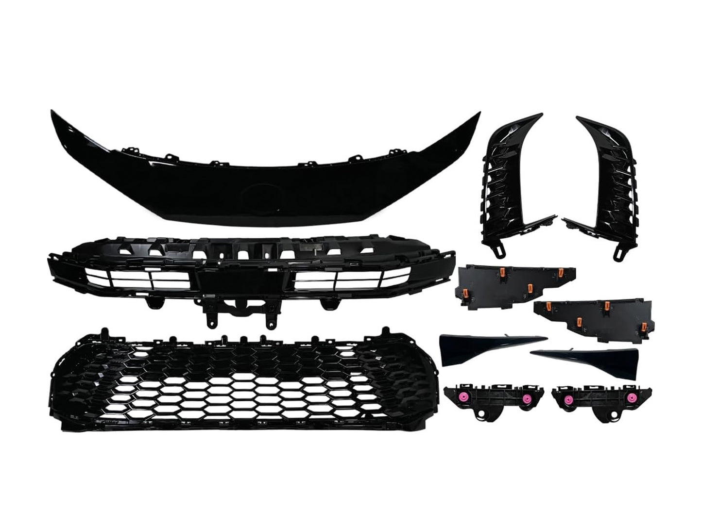 2024-2025 Toyota Camry SE/XSE Grille Set (Aftermarket)
