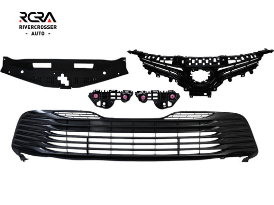 2018-2020 Toyota Camry LE/XLE Grille Set (Aftermarket)